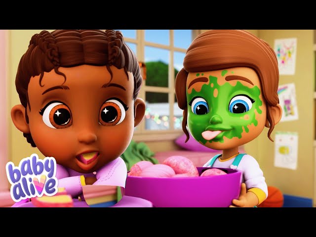 No No Vegetables for Me! 😤 Baby Alive Official 🍼 Spooky Cartoons for Kids ✨ Kids Videos 💕 #babyalive