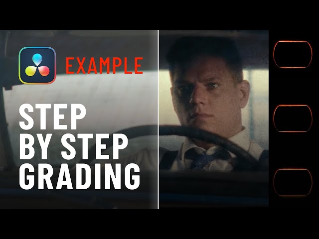 Step by step color grading example with Dehancer