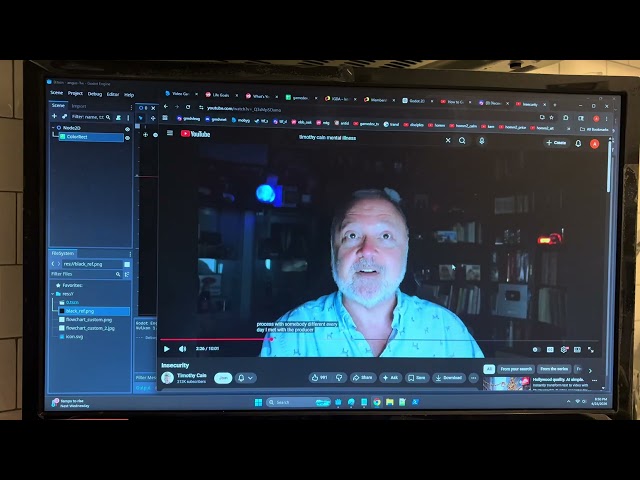 First time making Pong in Godot (pt 1/?)