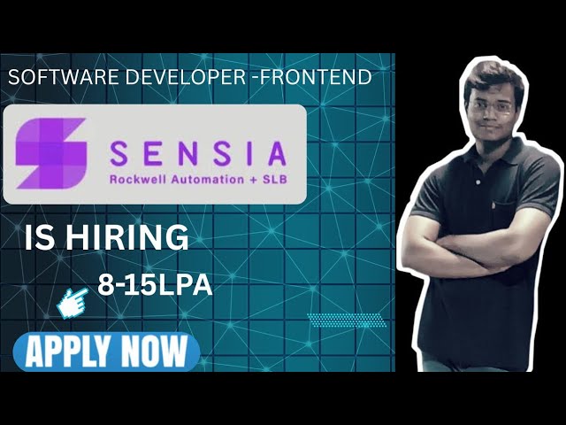 SENSIA IS HIRING FOR SDE ROLE APPLY NOW 15 LPA  #HIRING #jobopening #jobs #nowhiring #jobupdate #job