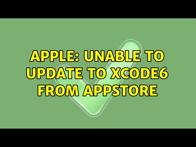 Apple: Unable to update to Xcode6 from AppStore