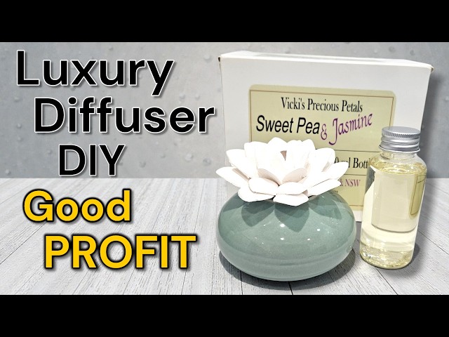 DIY Luxury Diffuser Bowl Tutorial | Big Seller | Make Reed Diffusers At Home.