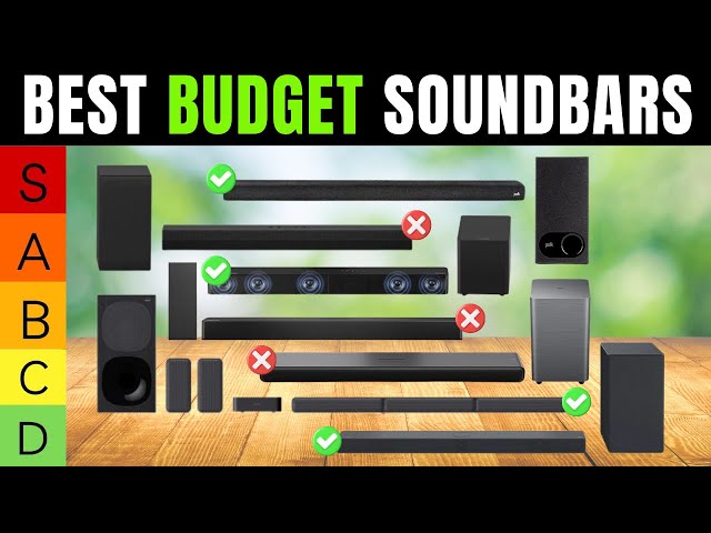✅ 7 Best Budget Soundbars with Subwoofer [2026] 🔊 for TV, Movies, Gaming & Home Projector on Amazon
