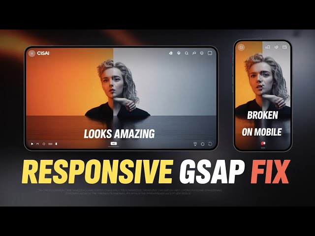 The ABSOLUTE BEST Way to Make GSAP ScrollTrigger Animations Fully Responsive