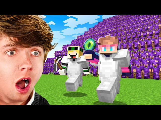 1000 Hunters vs Minecraft's Fastest Speedrunners