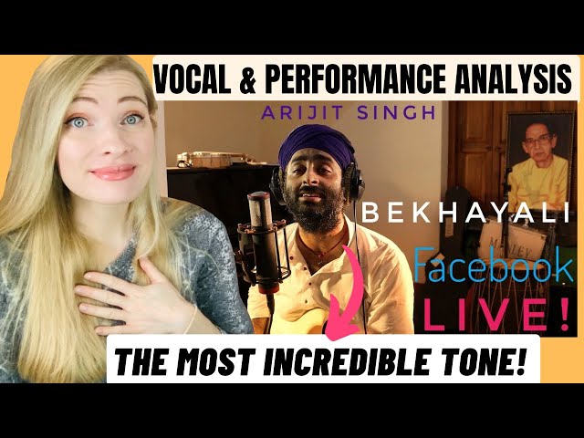 Vocal Coach Reacts: Bekhayali | Arijit Singh Unplugged | Facebook Live - In Depth Analysis!