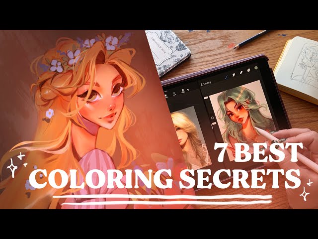 7 COLORING SECRETS FOR DIGITAL ARTISTS | coloring tips + tricks I use in my art
