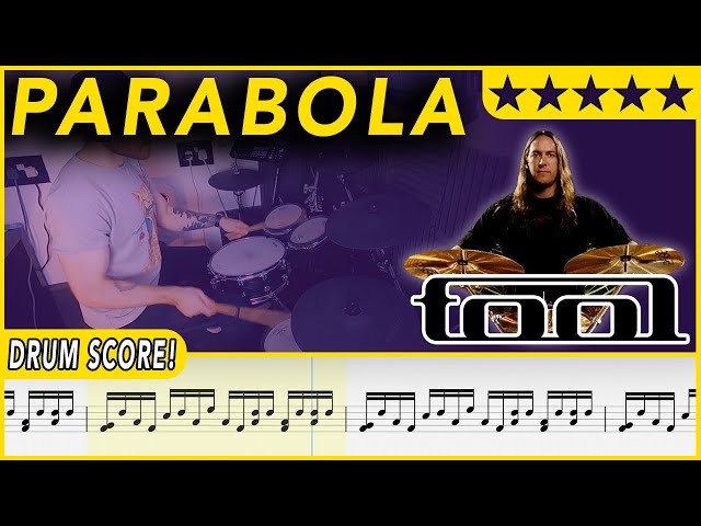 Parabola - Tool | DRUM SCORE Sheet Music | #510 DRUMSCRIBE