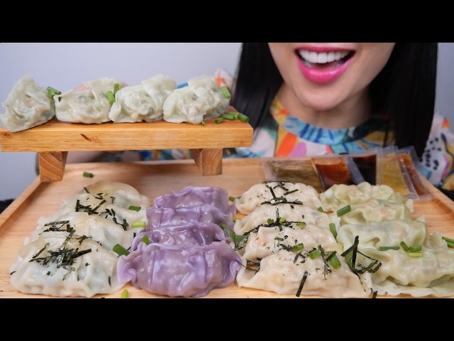 DUMPLINGS (ASMR EATING SOUNDS) NO TALKING | SAS-ASMR