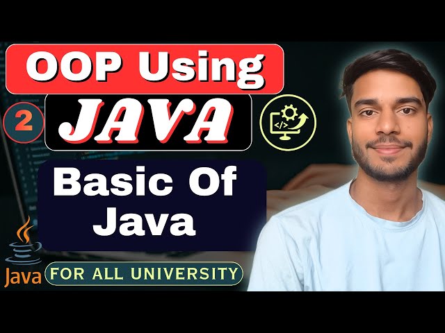 Lec 2 | Tokens in Java | OOP Using Java | Java Programming | Java for Semester Exam | Complete Java