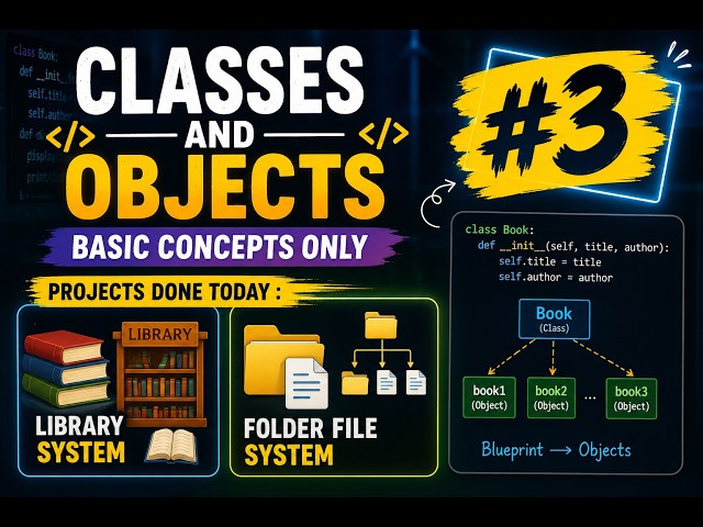 Classes and Objects | Basic Concepts. # 3