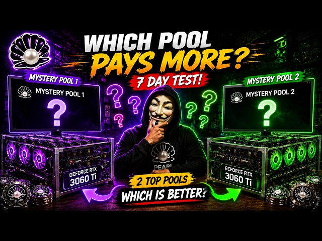 GPU mining Pearl Alphamine VS PearlHash – 7 Day Results