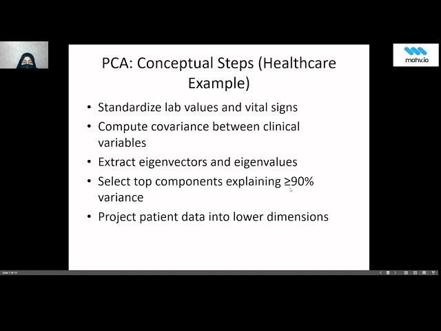 Lecture 2.3.5C: Dimensionality Reduction TH (PCA, t-SNE, UMAP) | Masters in Health Data Science