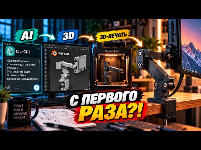 From Idea to Part with AI! / Testing GPT-6 Astra + Blender