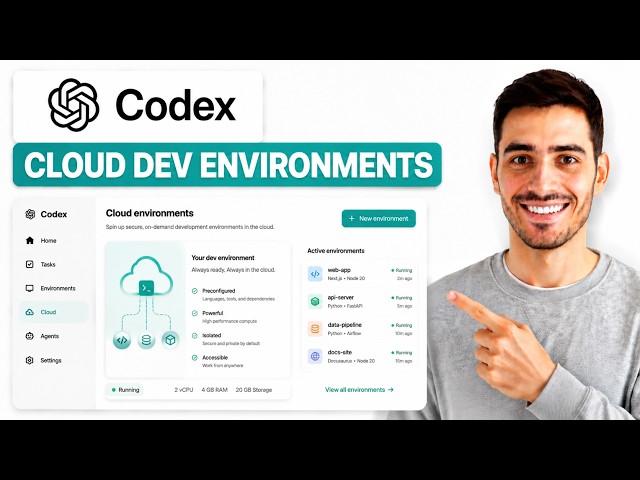 How To Use Cloud Development Environments In ChatGPT Codex (Full Guide)