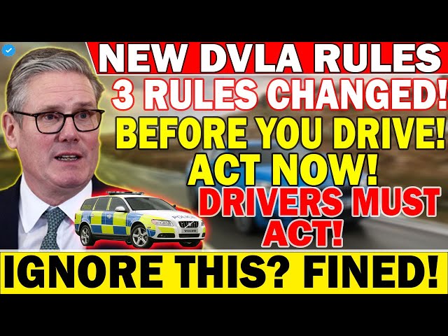 🚨 DVLA Alert: 3 Brand-New Driving Rules Announced – Drivers Must Act Now!