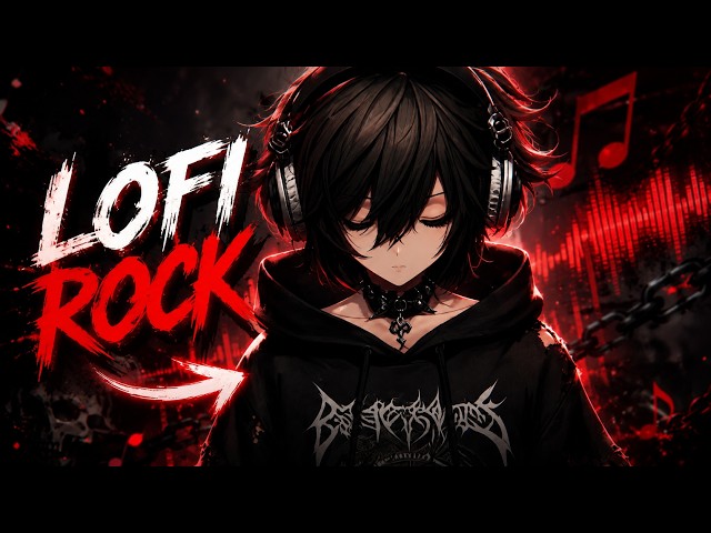 LoFi Rock Radio 24/7 🤘 Dark Study & Metal Vibes | ローファイ・ロック＆メタル