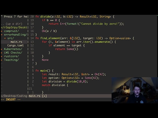 Rust - Error handling