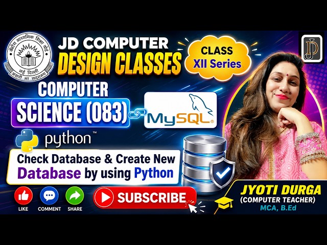 SHOW DATABASES | CREATE DATABASE BY USIN PYTHON | SQL CONNECTIVITY | CLASS12 | COMPUTERSCIENCE |CBSE