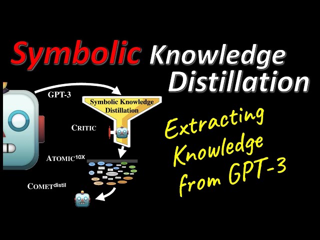 Symbolic Knowledge Distillation: from General Language Models to Commonsense Models (Explained)