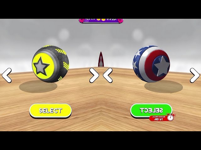 🟡🇺🇲Going Balls, SpeedRun, Ball Yellow Vs Ball American - Going Balls Portal Run Gameplay 