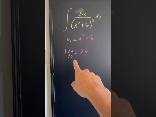 A brief overview of u-substitution #calculus #mathematics #integrals
