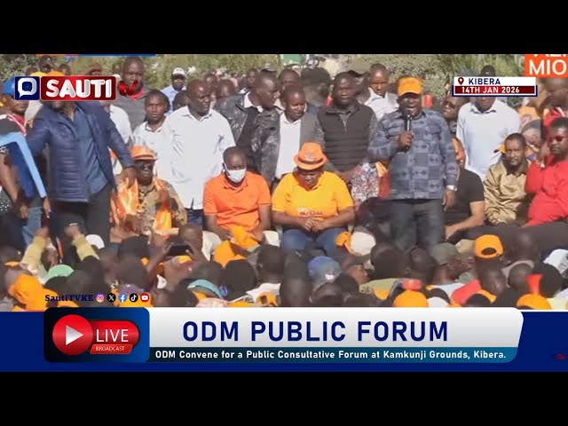 LIVE: Oburu Odinga Leads Public Consultative Forum at Kamkunji Grounds, Kibera