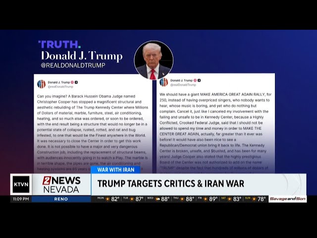 El presidente Trump recurrió a las redes sociales durante el fin de semana para expresar algunas ...