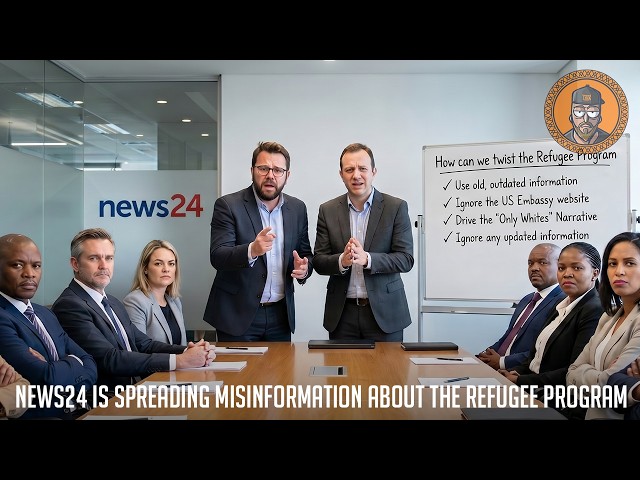 News24 Is Spreading Misinformation About The Refugee Program