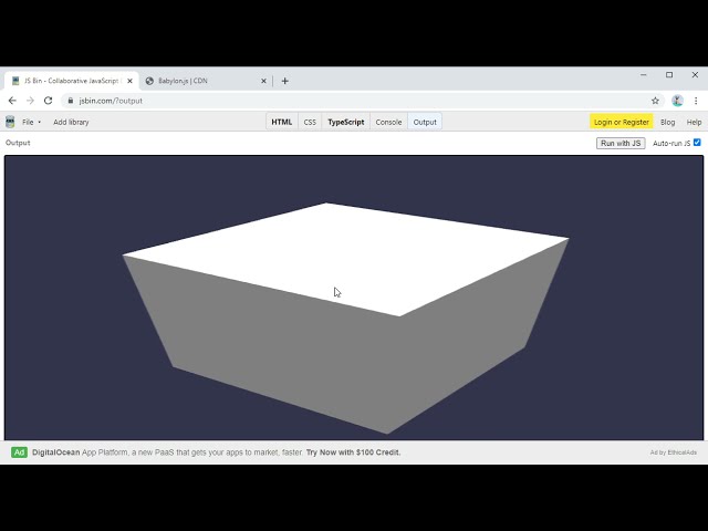 Getting started quickly with Babylon.js and TypeScript