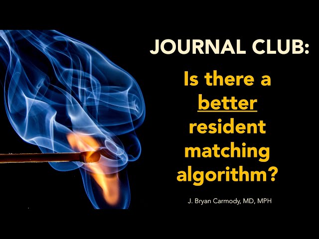 Is there a better residency matching algorithm?
