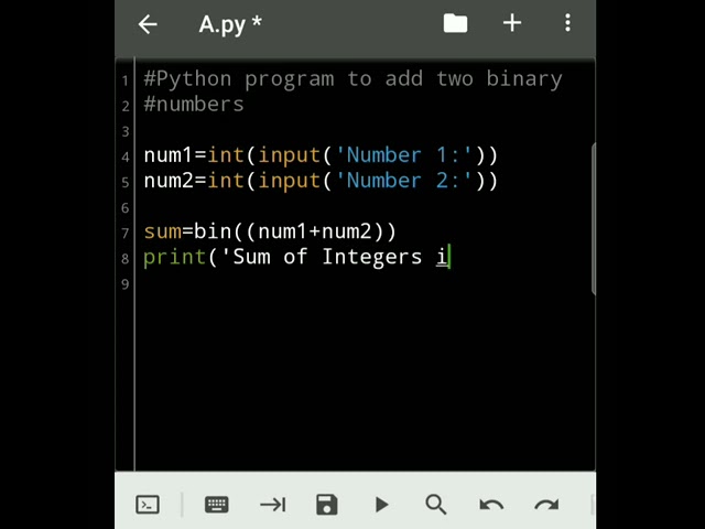 #Add two #binary #numbers in #Python