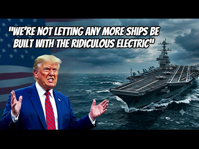 Trump Goes OFF During Latest Ford Class Carrier Rant