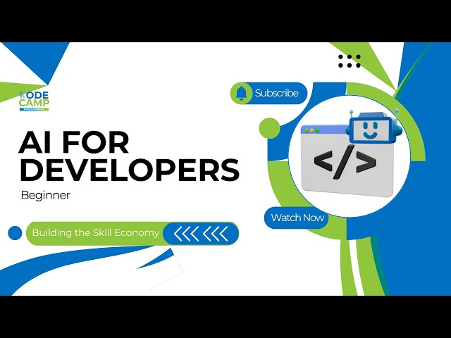 KodeCamp 6.0 Beginner AI for Developers Class 22 - Frontend AI Basics with React & Next.js