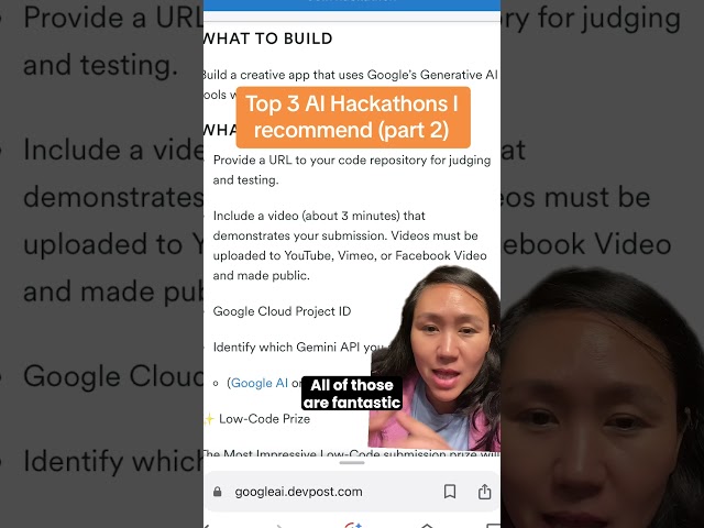 Top 3 AI Hackatons I Recommend (Part 2) #productmanager #ai