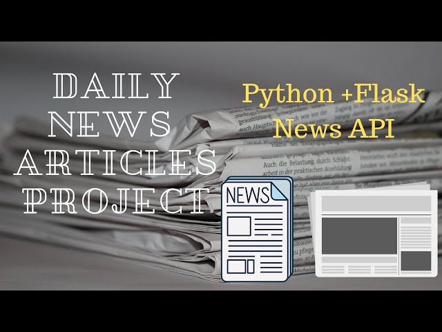 How to create a News project using flask | Python projects in telugu.