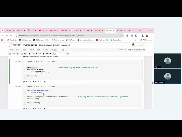 Data Analytics Course Batch 108 Python Training : Session 9