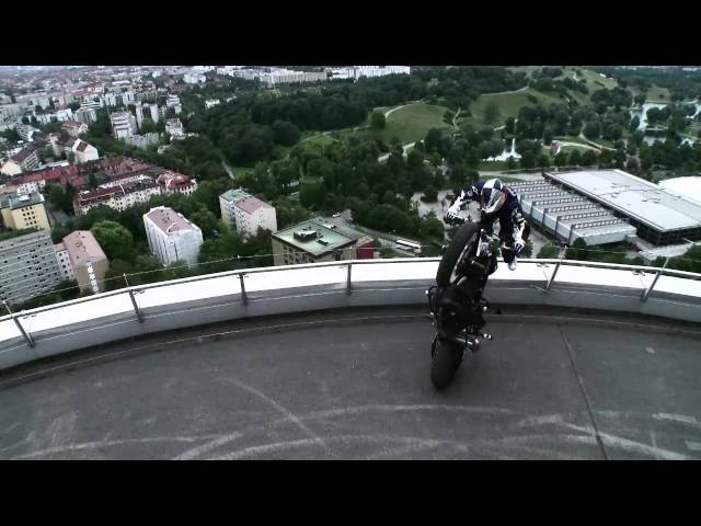 Chris Pfeiffer around, in and on top of the BMW headquarters