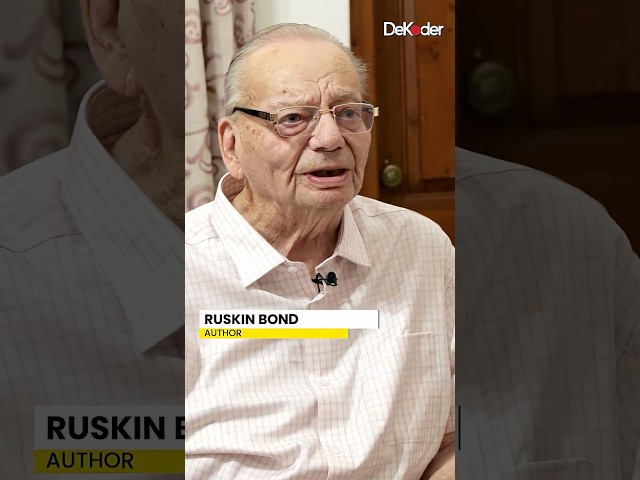 Ruskin Bond on Acting With Priyanka Chopra | Prannoy Roy | DeKoder