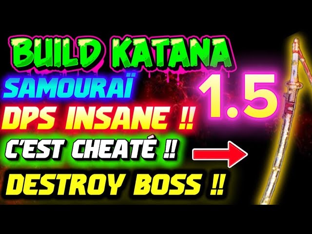 Nioh 3: BUILD KATANA ONE SHOT INSANE DESTROY BOSS GUIDE 😍😱