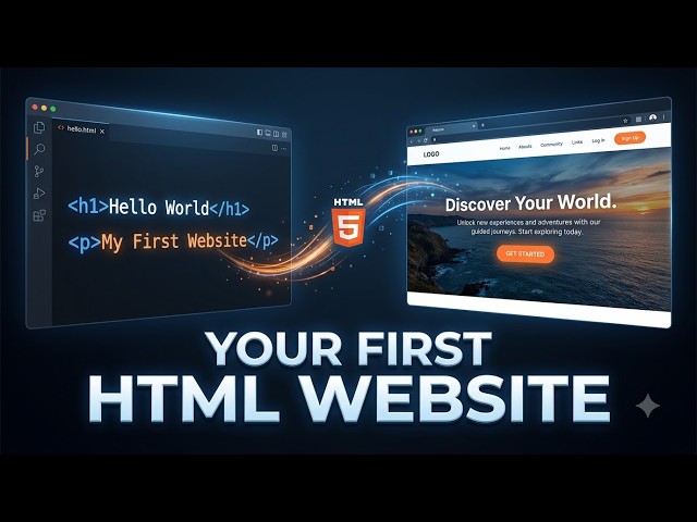 HTML for Beginners: Build Your First Website 🚀