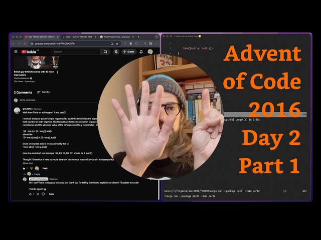 AOC2016 - DAY2 - PART1 | Dodgy unwrap()ing leads to a wet leg