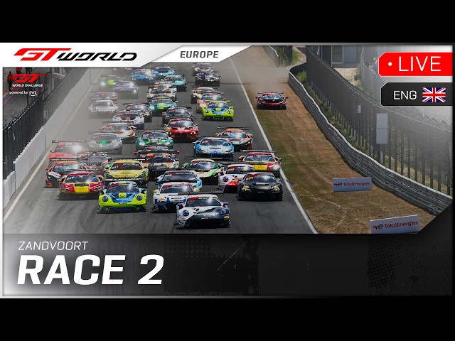 LIVE | Race 2 | Zandvoort | GT World Challenge powered by AWS 2026 (English)
