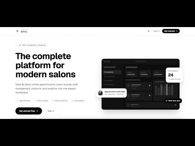Glow My Miral - Portfolio Project Demo