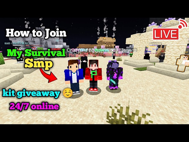 👑 Best Free Cracked Public Lifesteal SMP Minecraft 1.21 | 24/7 Online | Java + PE | Free To Join 🚀