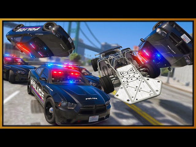 Magic Flip Car Destroys Cops in GTA 5 RP