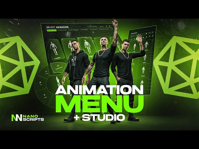 MOST ADVANCED FiveM Emote Menu - Record ANY Animation In-Game | NANO Scripts