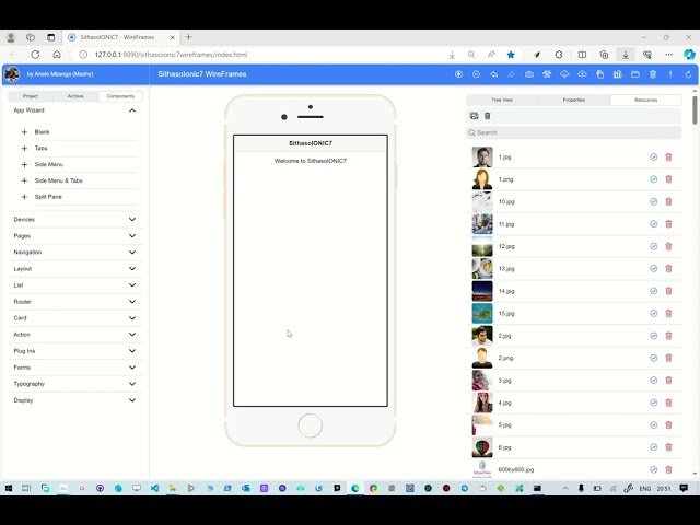 SithasoIONIC7 Wireframes - Creating b4x Layouts for your Ionic Framework Apps
