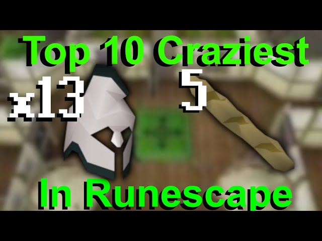 Top 10 CRAZIEST Collection Logs in Runescape - Ramble 14