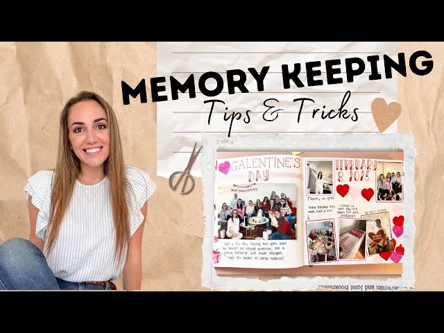 Easy Memory Keeping Tips | 2025 Scrapbook Catchup